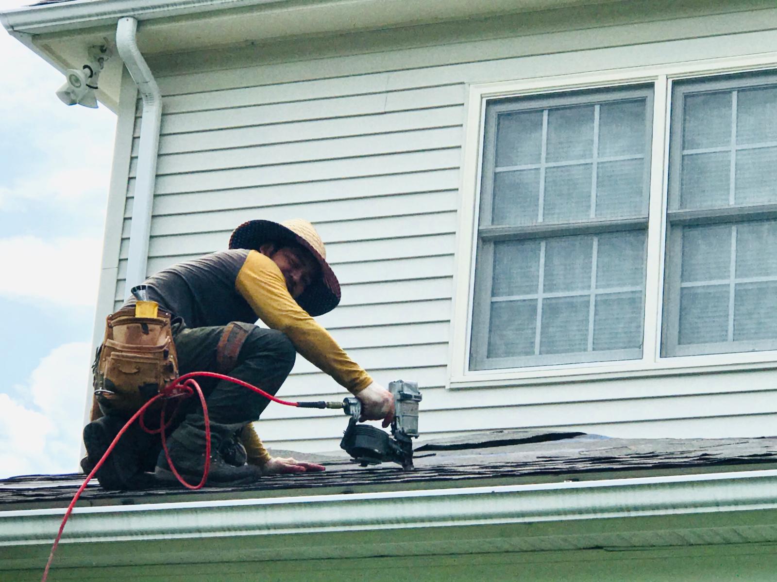 Architectural shingle roof replacement in Montgomery County, MD
