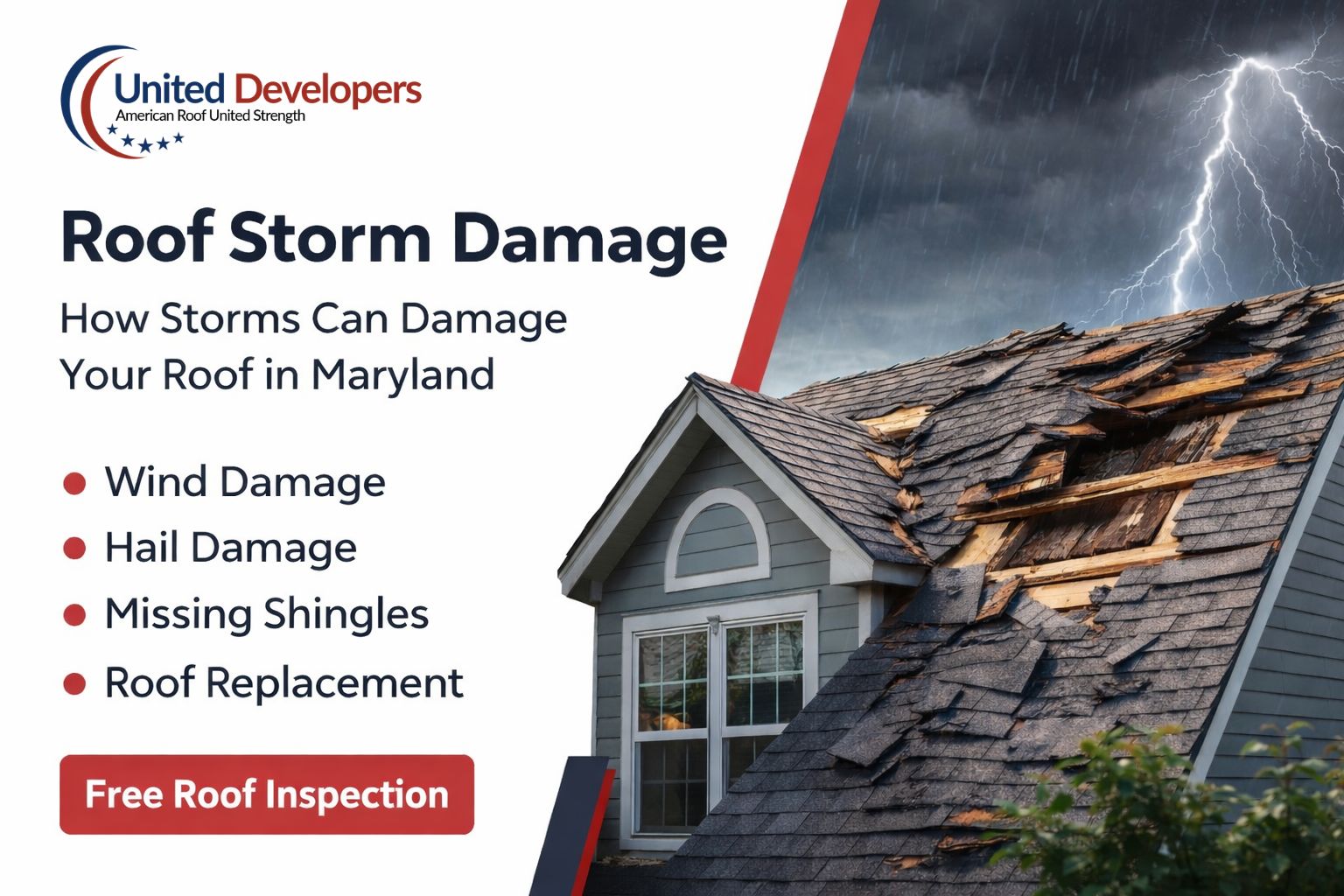 roof storm damage maryland