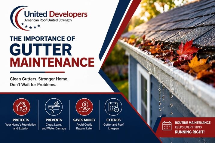 importance of gutter maintenance banner