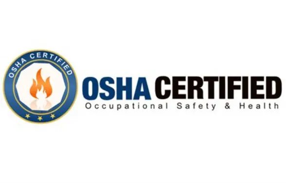 OSHA certified roofing contractor logo